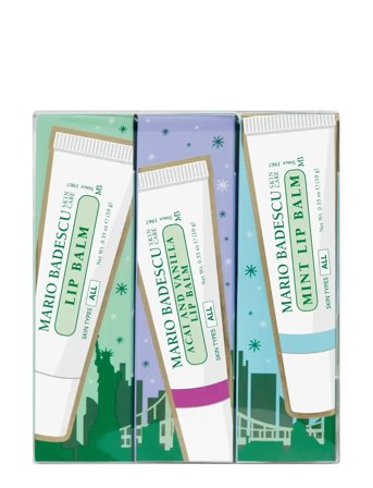 Mario Badescu Lip Balm Trio - Nude - ONE SIZE