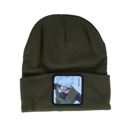 Capslab - Grön cuff Beanie - Naruto Kakashi Green Cuff @ Hatstore