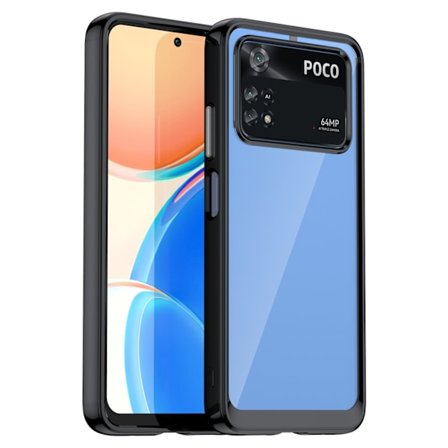 Xiaomi Poco M4 Pro Skal Fleksibel Outer Space - Sort