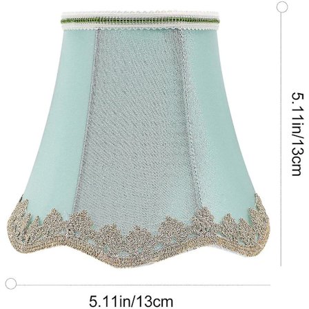 2023 - Klips på pære skjerm, Tønne stoff lampeskjerm, Bordlampe beskyttelse lampeskjerm, Lysekrone, Vegg La