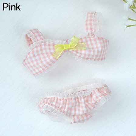 Nye Søte Klær 20cm Dukke Bikini ROSA Pink