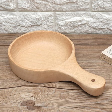 Picklade grønnsaker Naturlig tre Lamian nudler skåler Bordsartikler