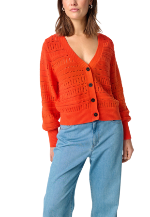 Soaked In Luxury SLRava Rinna Cardigan Tröjor Dam Röd L
