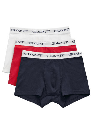 GANT Kalsonger 3-pack Herr Flerfärgad 176