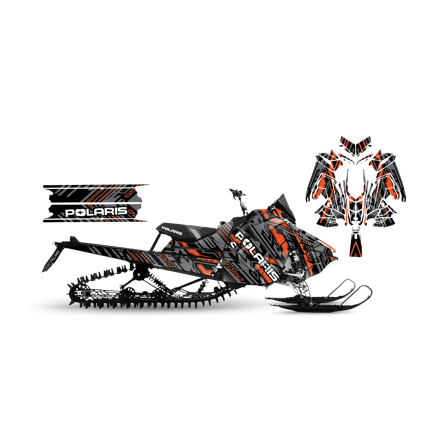 Dekalkit SweTown Liner Oransje - Polaris Axys 800 Switchback XCR 2018-2020