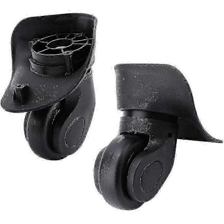 Universella Tysta Kraftiga Ersättningshjul i Gummi för Resväska, Par för Samsonite Platinium Bagage Resväska Utbytesreparation f74 [BR]