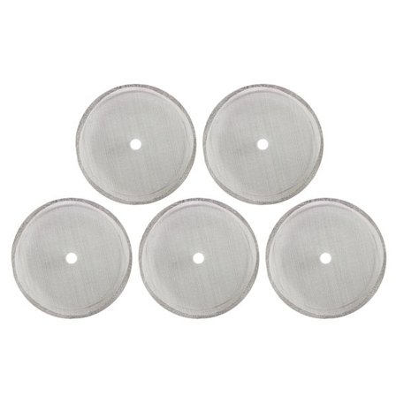 Pressopannun kahvisuodatinverkko 5 kpl 350ml/800ml/1000ml Uudelleenkäytettävä ruostumaton teräs