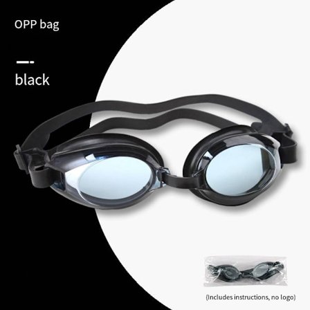 Simglasögon HD Anti-fog Vattentäta Simglasögon Silikon Bekväma HD Unisex Simning Närsynta Simglasögon