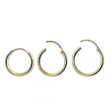 9k Guld 6mm Segment Hoop Näsring