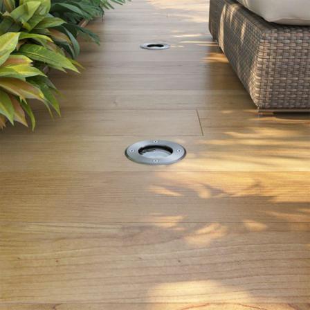 Vidaxl Marklampor Med Led 3 St Runda Silver