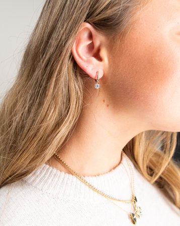 Edblad Crown Hoops Steel Sølvfarvet Smykker Pige - Kids Brand Store