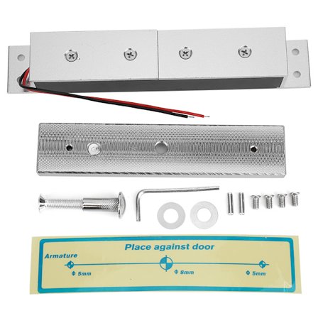 280 kg/617 lb 12 V skjult rammeløs magnetlås tilbehør til træmetal dør dørlås magnetlås trædør magnetlås dør