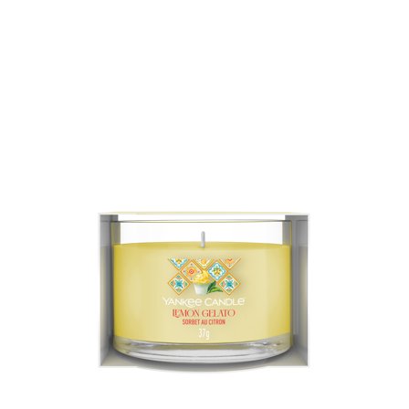Yankee Candle Filled Votive Candles Lemon Gelato 37g - Candela Profumata