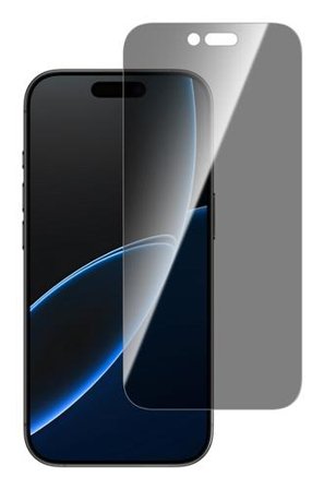 4smarts iPhone 17 Air privacy screen protector, with mounting frame