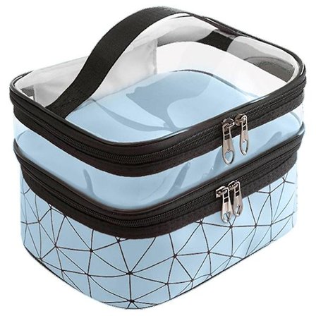 Meikkipussi Kaksinkertainen Kerros Matkakosmetiikkalaukku Järjestäjä