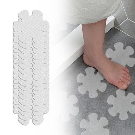 Halkskyddsmatta för dusch och badkar 20-pack Transparent