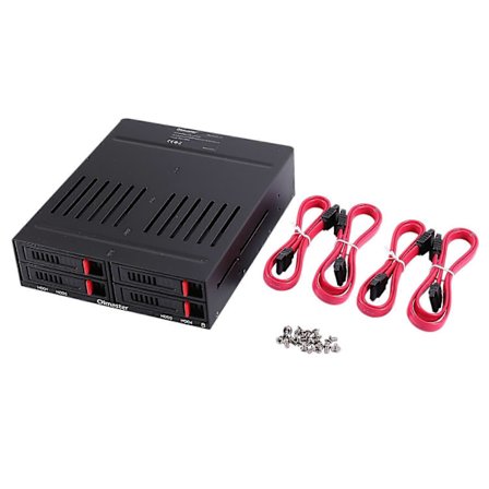 Oimaster He-2006 4 Slots Sata Internt Rack 2.5 Tommer Harddisk Kabinet Internt Mobilt Rack Med Led I