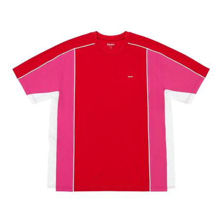 Supreme, T-Shirts Rood, Heren, Maat:L,polyester