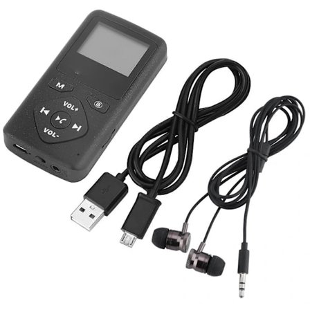 Kannettava DAB/DAB+ digitaalinen radiovastaanotin taskumalli Bluetooth MP3-soitin kuulokkeilla NO.9250