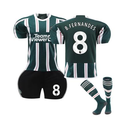 (2023/24 Manchester United Borta #8 B.Fernandes set 22(130-135CM)