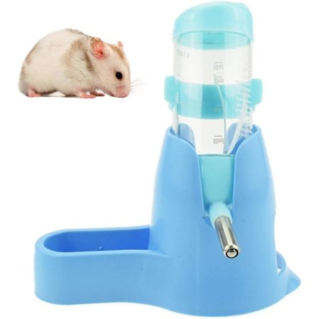 3 i 1 Hamster Henge Pet Dispenser Vannflaske med Base