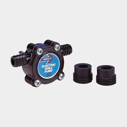 Bomba para berbequim Jabsco Drill Pump 17250-0003, 13 l/min, mangueira de 13 mm + adaptadores para rosca GHT 3/4"