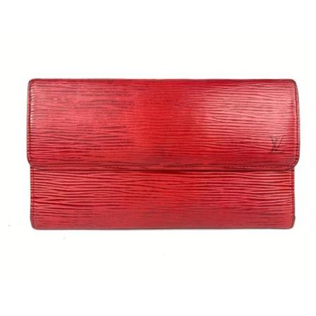 Louis Vuitton Vintage, Pre-owned Leather wallets Rood, Dames, Maat:ONE Size