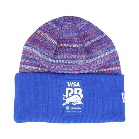 New Era - Motor Blå cuff Beanie - RB F1 24 Tsunoda Wide Knit Blue Cuff @ Hatstore