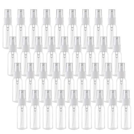 36 kpl 30 ml/1 oz Mini Hienosumu-Suihkepullot Täytettävät Pullot Pienet Tyhjät Kirkkaat Muoviset Matkakoko