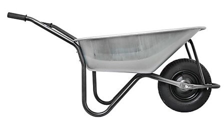 Murertrillebår med luftgummihjul og hammerlakk 110L