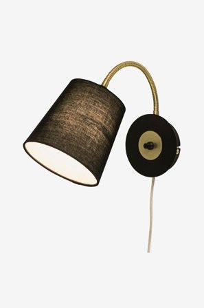 Aneta Lighting - Vegglampe Ljusdal - Svart - Vegglamper - Fra Homeroom