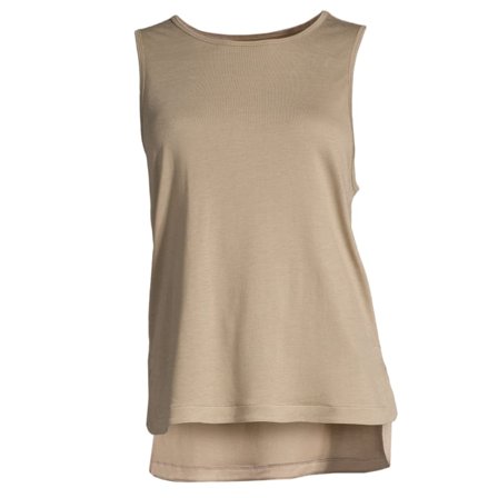 Casall Women's Drapy Muscle Tank Women Short sleeved fitness sweater Beige 42