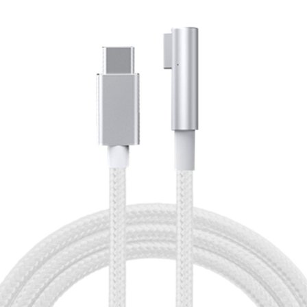 L-Type Lader USB C Type-C 1,8 meter lang strømadapter Støtter lader til USB C-kontakt