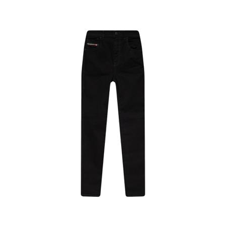 Diesel, 1984 Slandy-High super skinny jeans Zwart, Dames, Maat:W29 L34,Patches