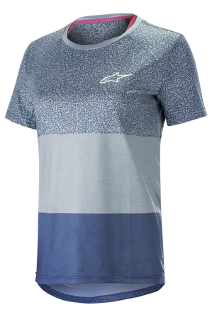 Koszulka MTB Alpinestars Stella Alps 8.0 SS Damska Niebieski/Stillwater M