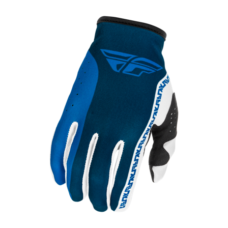 Motokrosové rukavice FLY Racing Lite V26 dětské Modrá/Bílá M