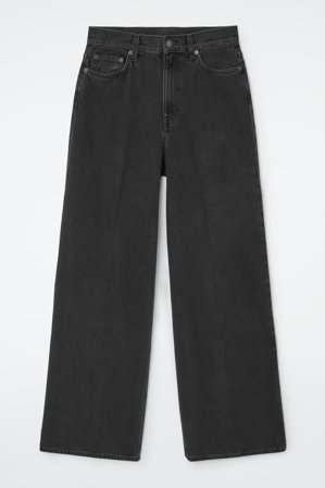 COS Femme Jean Large Tide in Noir