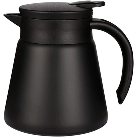 Kaffebryggare Tekanna 680ml Rostfritt Stål Termoskanna Isolerad Kaffe Vatten och Dryckesdispenser
