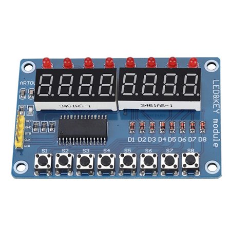 8 Bit Digital LED Key TM1638 Display Modul För Arduino AVR