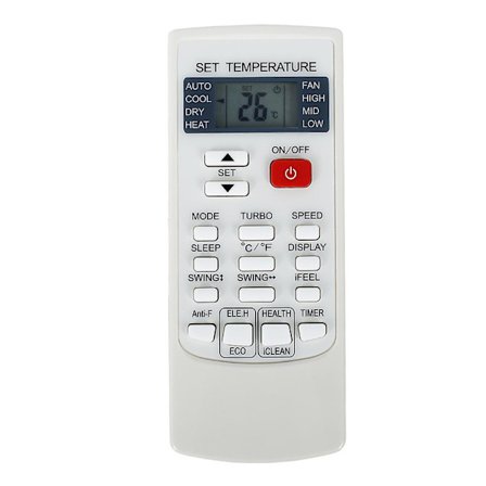 Udskiftningsfjernbetjening til aircondition til Aukia Ykr-h/102e Føl dig komfortabel