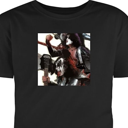 Barn T-shirt Kizz Hårdrock Rockmusik Band Klassisk