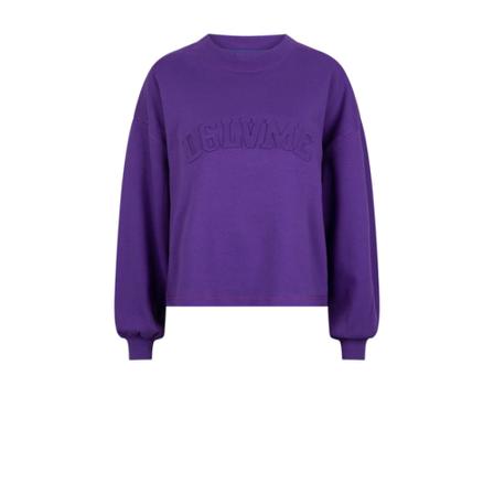 Dante 6, Sweater Paars, Dames, Maat:M,Katoen