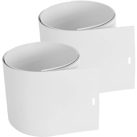 Todelte persienner - Erstatning for persienne-lameller i plast - Hvite erstatningslameller for persienner