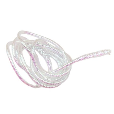 1/2/3 4M Mylar Punottu Letku Punottu Valkoinen Helmiäishohtoinen Perhonsidonta 2mm 2mm Kappale_yux