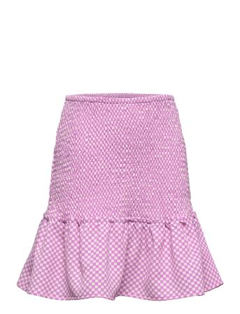 Nlfeckali Skirt Dresses & Skirts Skirts Short Skirts Lilla LMTD*Betinget Tilbud