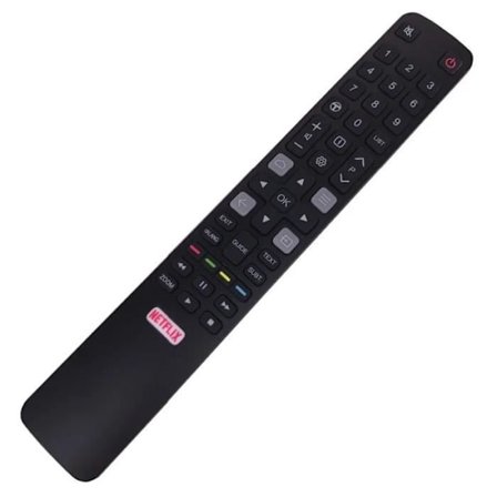 Fjernkontroll - RNCYN - RC802N - Kompatibel med TCL Smart TV-er - Svart - Enkel fjernkontroll