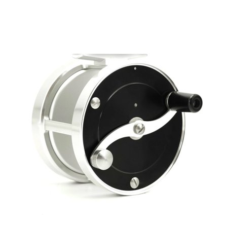 Iwana Retro 1:2 Multiplier Salmon Reel Black & Silver - 3,75''