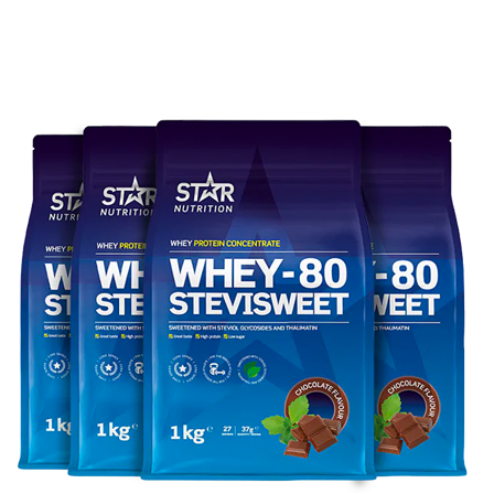 Mix&Match Whey-80 SteviSweet Whey Protein 4 kg