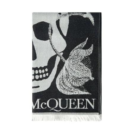 Alexander McQueen Halstørklæde Sort, Herre Halstørklæder og Tørklæder, Størrelse: ONE Size