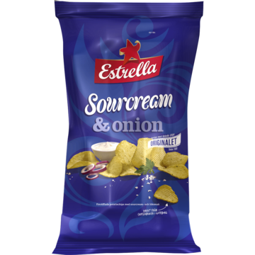 CHIPS SOURCREAM&ONION 40GR